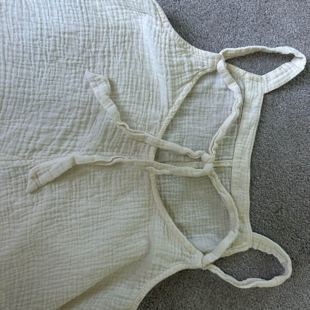 Xhilaration Cream Jumpsuit - Picture 2 of 2
